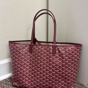 Elegant Burgundy Tote Bag